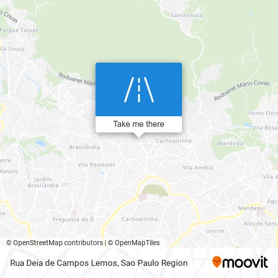 Mapa Rua Deia de Campos Lemos