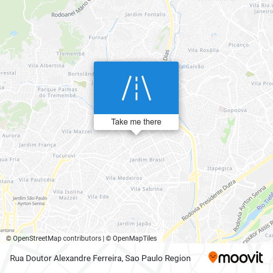 Rua Doutor Alexandre Ferreira map