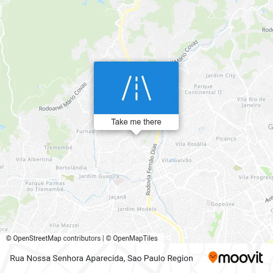 Rua Nossa Senhora Aparecida map