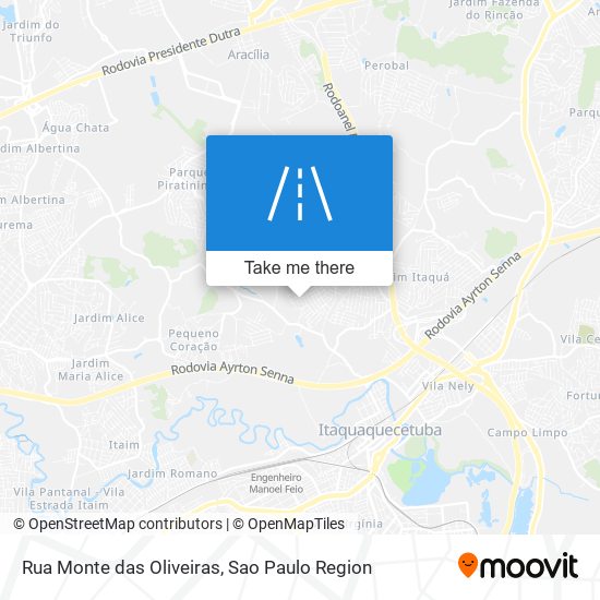 Rua Monte das Oliveiras map