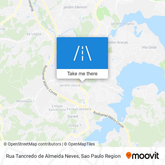 Rua Tancredo de Almeida Neves map