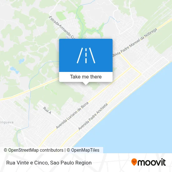 Rua Vinte e Cinco map