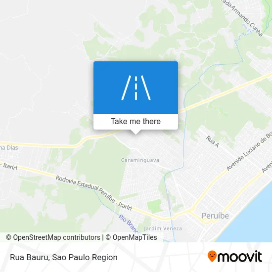 Rua Bauru map