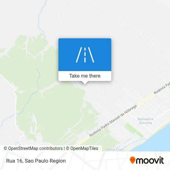 Rua 16 map