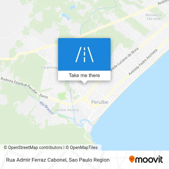 Rua Admir Ferraz Cabonel map