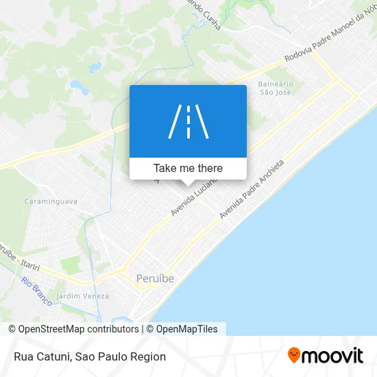 Rua Catuni map