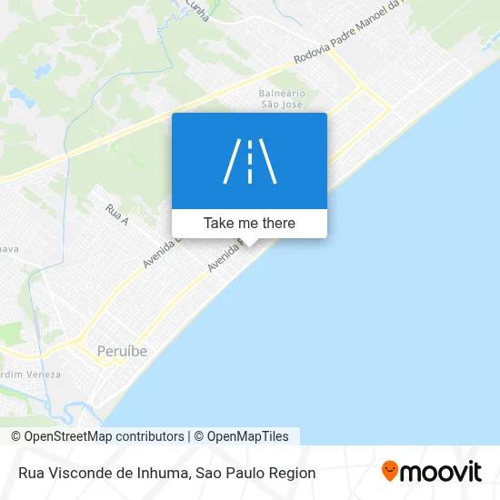 Rua Visconde de Inhuma map