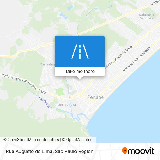 Rua Augusto de Lima map