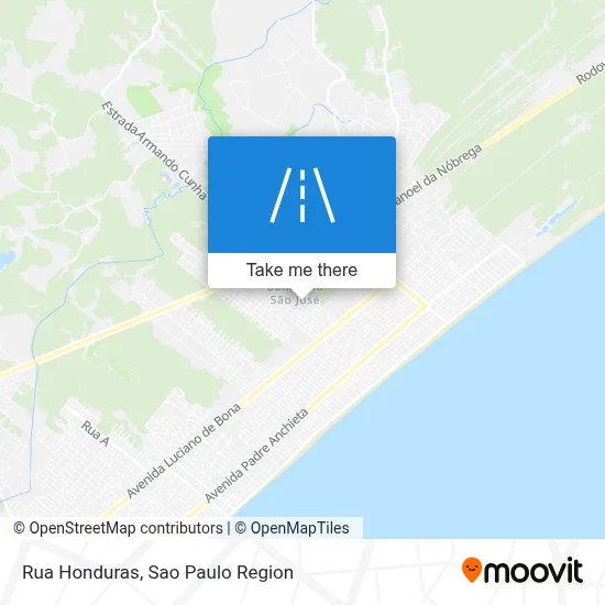 Rua Honduras map