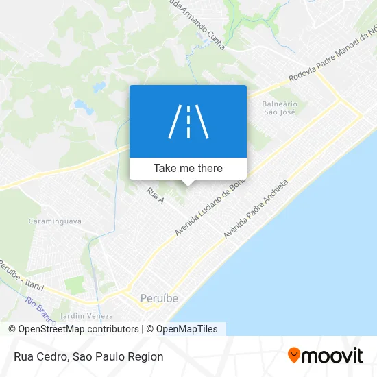 Rua Cedro map