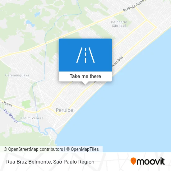 Rua Braz Belmonte map