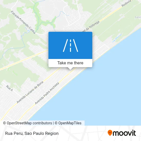 Rua Peru map