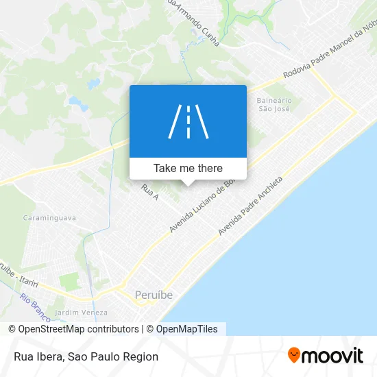 Rua Ibera map