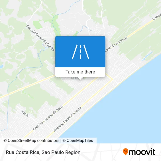 Rua Costa Rica map