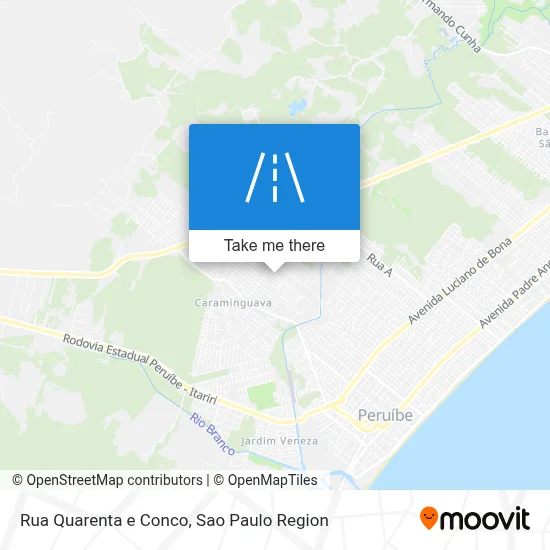 Rua Quarenta e Conco map