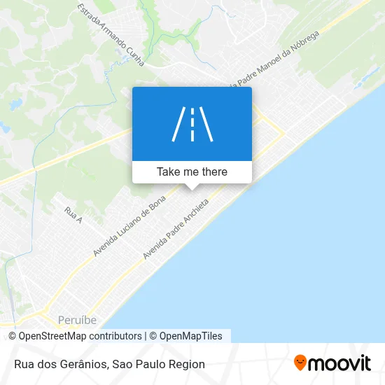 Rua dos Gerânios map