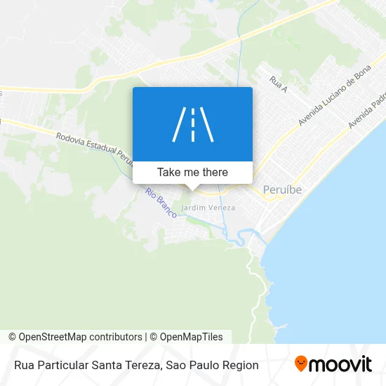 Rua Particular Santa Tereza map