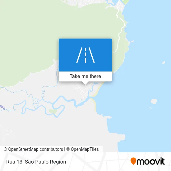 Rua 13 map