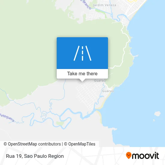 Rua 19 map