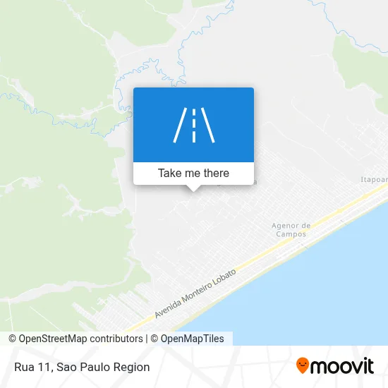 Rua 11 map