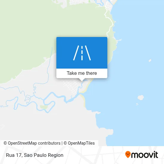 Rua 17 map