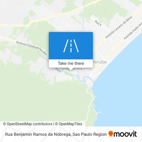 Rua Benjamin Ramos da Nóbrega map