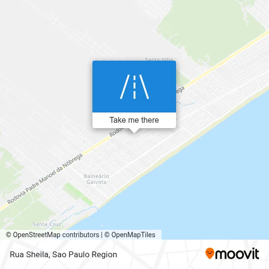 Rua Sheila map
