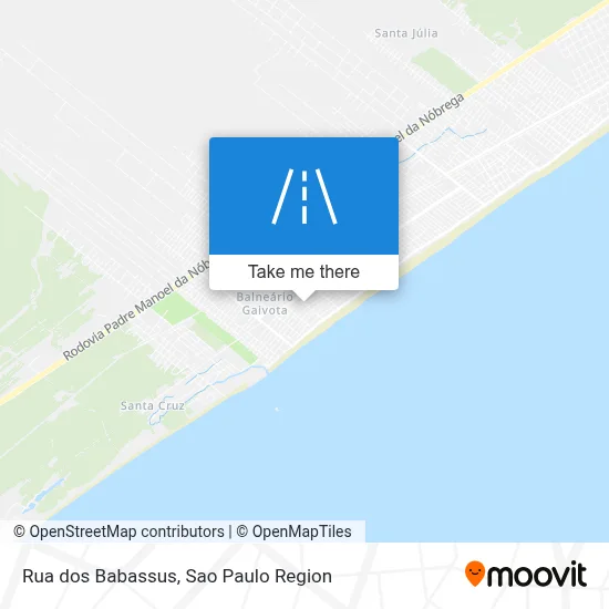 Rua dos Babassus map
