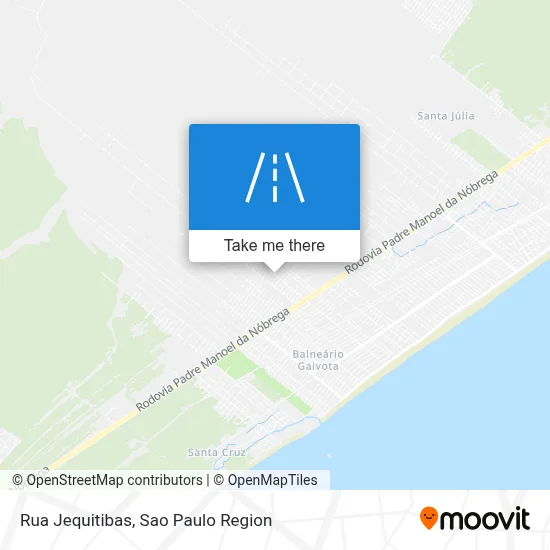 Rua Jequitibas map