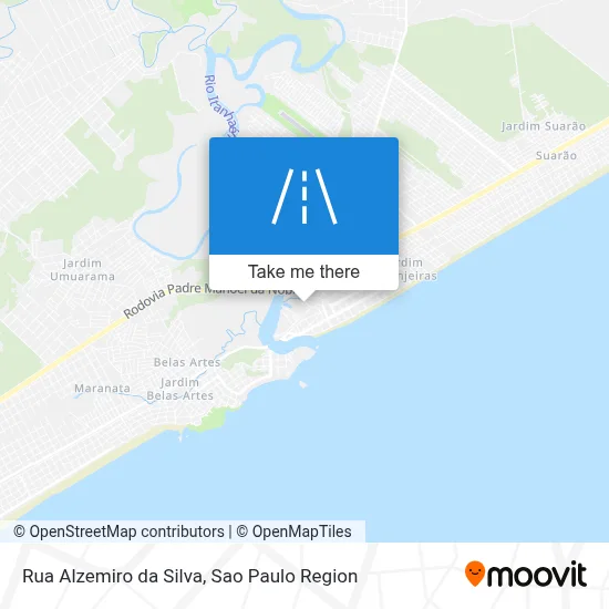 Rua Alzemiro da Silva map