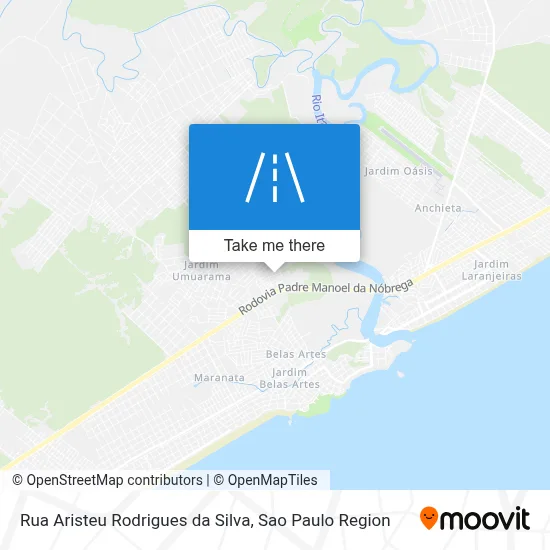 Rua Aristeu Rodrigues da Silva map