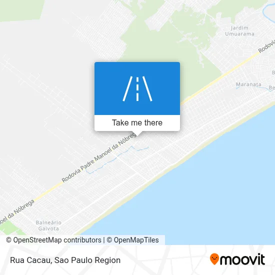 Rua Cacau map