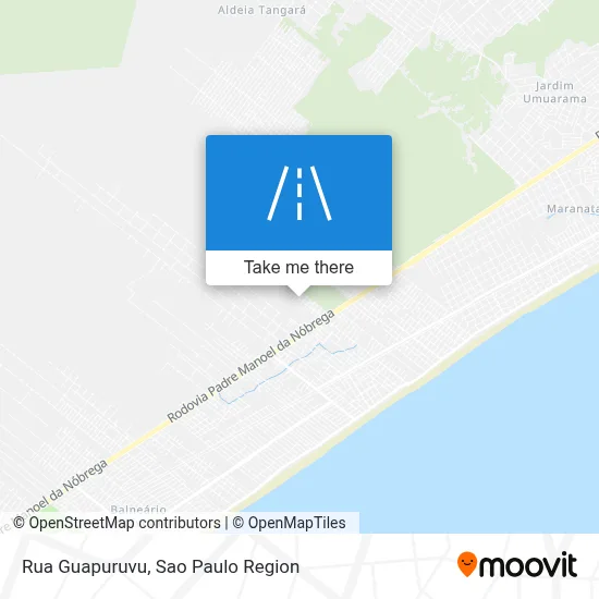 Rua Guapuruvu map