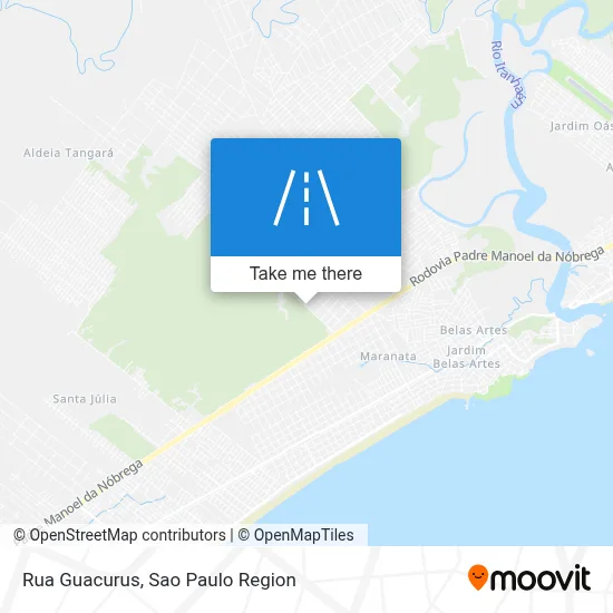 Rua Guacurus map