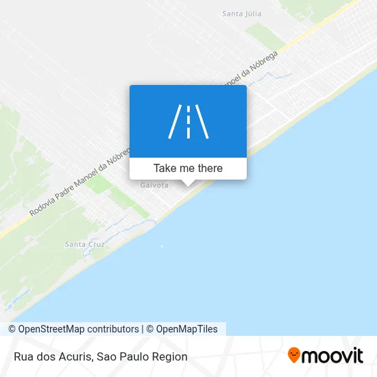 Rua dos Acuris map