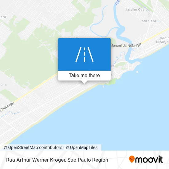 Rua Arthur Werner Kroger map