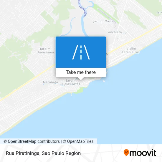 Rua Piratininga map