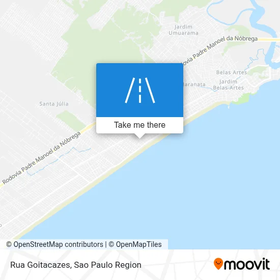 Rua Goitacazes map