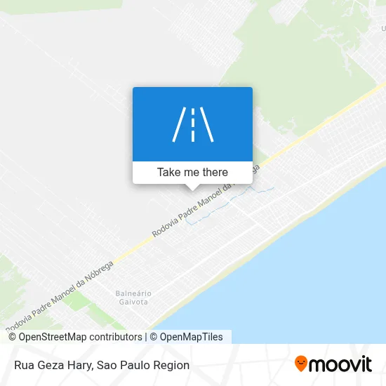 Rua Geza Hary map