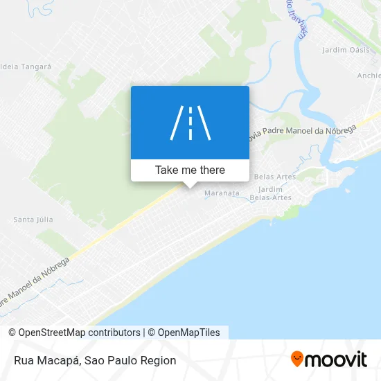 Rua Macapá map