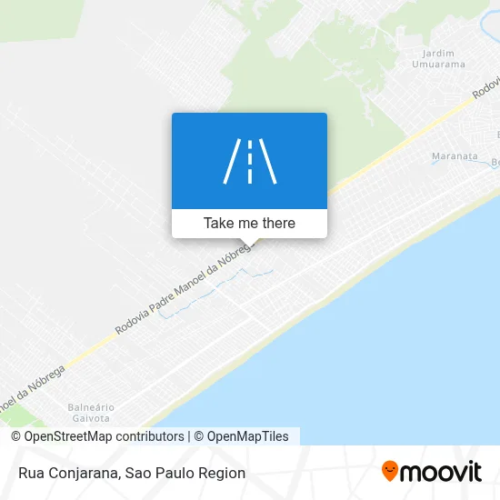 Rua Conjarana map
