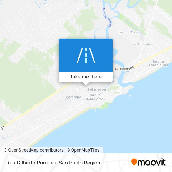 Rua Gilberto Pompeu map