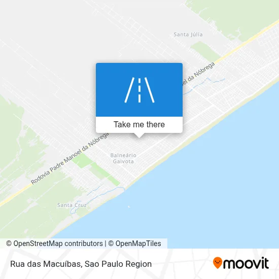 Rua das Macuíbas map