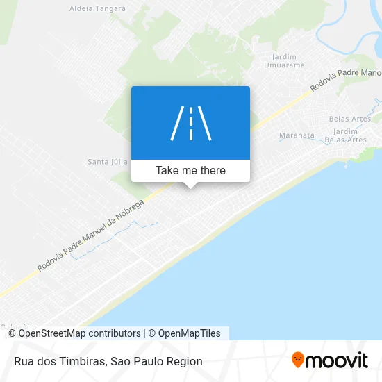 Rua dos Timbiras map