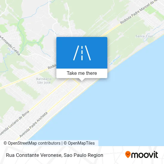 Rua Constante Veronese map