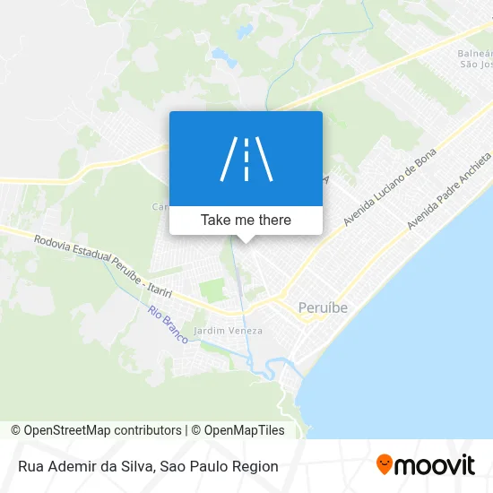 Rua Ademir da Silva map