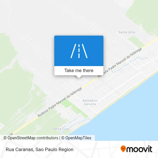 Rua Caranas map