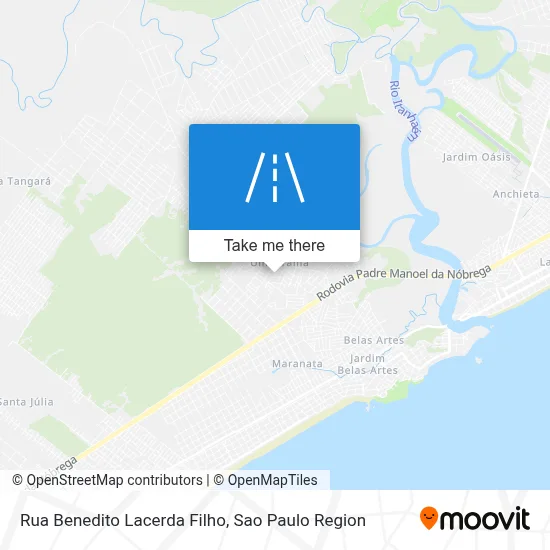 Rua Benedito Lacerda Filho map