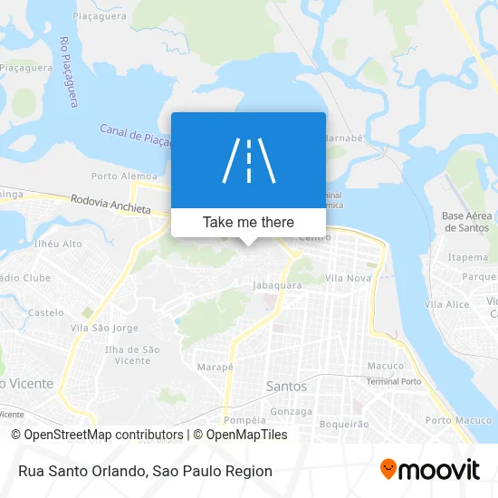 Rua Santo Orlando map