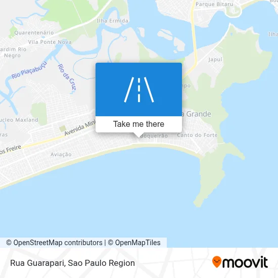Rua Guarapari map